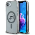 Калъф за iPhone 16e – Карл Лагерфелд – IML MagSafe (KLHMPSE4HLSKCK) – Метална глава Karl&Choupette