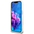 Калъф за iPhone 16e – Карл Лагерфелд – IML MagSafe (KLHMPSE4HLSKIH) – Бяла глава на Карл