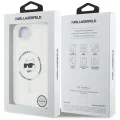 Калъф за iPhone 16e – Карл Лагерфелд – IML MagSafe (KLHMPSE4HLSCHH) – Бяла глава на Choupette