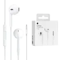 Слушалки с кабел с микрофон и 3,5 мм жак - Apple A1472 (MNHF2ZM/A) - бели (блистерна опаковка)
