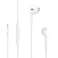 Слушалки с кабел с микрофон и 3,5 мм жак - Apple A1472 (MNHF2ZM/A) - бели (блистерна опаковка)