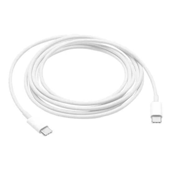 USB-C към USB-C кабел за данни, 2 м, 240 W - Apple A2794 (MU2G3ZM/A) - бял