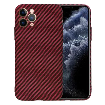 Калъф за iPhone 11 Pro - Carbonite FiberShell - Червен