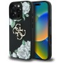 Guess - Hardcase 4G Grained Roses Big Logo (GUHCP16XPGROP4MK) - iPhone 16 Pro Max - Черен