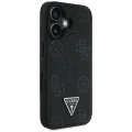 Guess - Peony Grained Hot Stamp Triangle MagSafe (GUHMP16SPGBTMK) - iPhone 16 - Черен