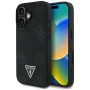 Guess - Peony Grained Hot Stamp Triangle MagSafe (GUHMP16SPGBTMK) - iPhone 16 - Черен