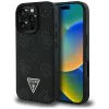Guess - Peony Grained Hot Stamp Triangle MagSafe (GUHMP16LPGBTMK) - iPhone 16 Pro - черен
