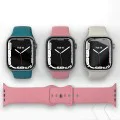 Techsuit - Каишка за часовник (W031) - Apple Watch 1/2/3/4/5/6/7/8/9/10/SE/SE 2 (38/40/41/42 мм) - Розов
