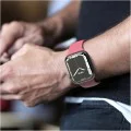 Techsuit - Каишка за часовник (W031) - Apple Watch 1/2/3/4/5/6/7/8/9/10/SE/SE 2 (38/40/41/42 мм) - Розов