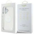 Guess - IML Metal Coloured Circle MagSafe (GUHMP16SHTDRCEDH) - iPhone 16 - Бял