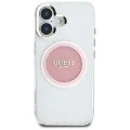 Guess - IML Metal Coloured Circle MagSafe (GUHMP16SHTDRCEDP) - iPhone 16 - Розов