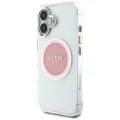 Guess - IML Metal Coloured Circle MagSafe (GUHMP16SHTDRCEDP) - iPhone 16 - Розов
