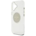 Guess - IML Metal Coloured Circle MagSafe (GUHMP16SHTDRCEDG) - iPhone 16 - Сив