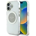 Guess - IML Metal Coloured Circle MagSafe (GUHMP16SHTDRCEDG) - iPhone 16 - Сив