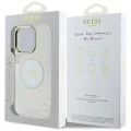 Guess - IML Metal Coloured Circle MagSafe (GUHMP16LHTDRCEDH) - iPhone 16 Pro - Бял