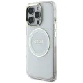 Guess - IML Metal Coloured Circle MagSafe (GUHMP16LHTDRCEDH) - iPhone 16 Pro - Бял