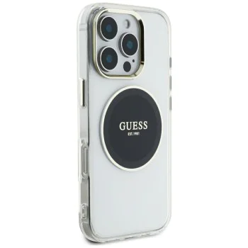 Guess - IML Metal Coloured Circle MagSafe (GUHMP16XHTDRCEDK) - iPhone 16 Pro Max - Черен
