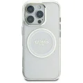 Guess - IML Metal Coloured Circle MagSafe (GUHMP16XHTDRCEDH) - iPhone 16 Pro Max - Бял