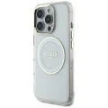 Guess - IML Metal Coloured Circle MagSafe (GUHMP16XHTDRCEDH) - iPhone 16 Pro Max - Бял