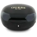 Guess - Безжични слушалки Flat Classic Logo Electroplated (GUTWST7FCEEK) - Bluetooth 5.4, TWS, Микрофон, 300mAh - Черни