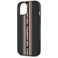 Karl Lagerfeld - Saffiano Athleisure Stripes Cord (KLHCP15SPAMSCNSR) - iPhone 15 - Червен
