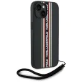 Karl Lagerfeld - Saffiano Athleisure Stripes Cord (KLHCP15SPAMSCNSR) - iPhone 15 - Червен