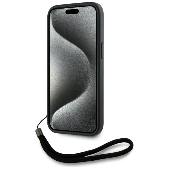 Karl Lagerfeld - Saffiano Athleisure Stripes Cord (KLHCP15SPAMSCNSR) - iPhone 15 - Червен