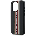 Karl Lagerfeld - Saffiano Athleisure Stripes Cord (KLHCP15LPAMSCNSR) - iPhone 15 Pro - Червен