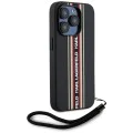 Karl Lagerfeld - Saffiano Athleisure Stripes Cord (KLHCP15LPAMSCNSR) - iPhone 15 Pro - Червен