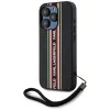 Karl Lagerfeld - Saffiano Athleisure Stripes Cord (KLHCP15LPAMSCNSR) - iPhone 15 Pro - Червен