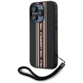 Karl Lagerfeld - Saffiano Athleisure Stripes Cord (KLHCP15LPAMSCNSR) - iPhone 15 Pro - Червен