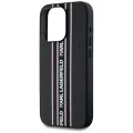 Karl Lagerfeld - Saffiano Athleisure Stripes Cord (KLHCP15LPAMSCNSP) - iPhone 15 Pro - Pink
