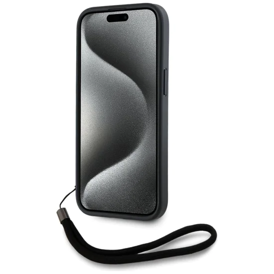 Karl Lagerfeld - Saffiano Athleisure Stripes Cord (KLHCP15XPAMSCNSR) - iPhone 15 Pro Max - Червен