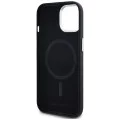Калъф за iPhone 15 – Карл Лагерфелд – Leather MagSafe (KLHMP15SPGMSRPK) – FW Metal Plate