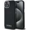 Калъф за iPhone 15 – Карл Лагерфелд – Leather MagSafe (KLHMP15SPGMSRPK) – FW Metal Plate
