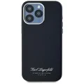 Калъф за iPhone 15 Pro - Карл Лагерфелд - Твърд кожен калъф (KLHCP15LPGWCMKHK) - Hotel RSG