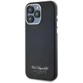 Калъф за iPhone 15 Pro - Карл Лагерфелд - Твърд кожен калъф (KLHCP15LPGWCMKHK) - Hotel RSG