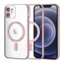 Калъф за iPhone 12 - Luxury Crystal MagSafe - Розов