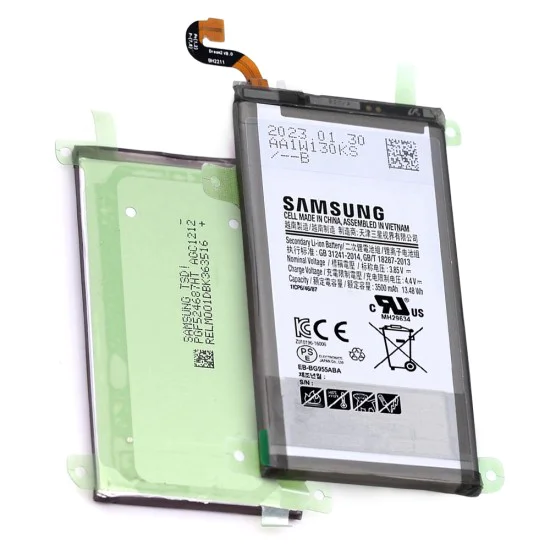 Батерия за Samsung Galaxy S8 Plus (SM-G95555F), 3500mAh - Samsung EB-BG95555ABE (09273) - Сива