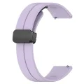 Каишка за Huawei Watch GT 4 (41 мм)/W1/Honor Watch S1/Garmin Venu 2S/Vivoactive 4S - Techsuit - Каишка за часовник 18 мм (W011) - Лилав