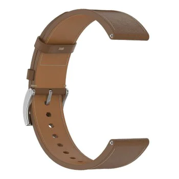 Techsuit - Каишка за часовник 20 мм (W073) - Samsung Galaxy Watch4/5/Active 2, Huawei Watch GT 3 (42 мм)/GT 3 Pro (43 мм) - кафяв