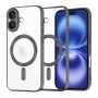 Калъф за iPhone 16 - Luxury Crystal MagSafe - Черен