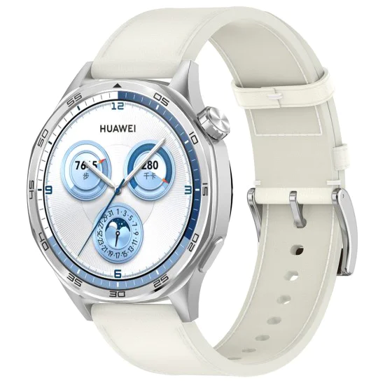 Techsuit - Каишка за часовник 22mm (W073) - Samsung Galaxy Watch (46mm)/Watch 3/Gear S3, Huawei Watch GT/GT 2/GT 3 (46mm) - Бял