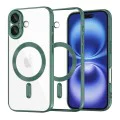 Калъф за iPhone 16 - Luxury Crystal MagSafe - Deep Green
