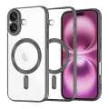 Калъф за iPhone 16 Plus - Luxury Crystal MagSafe - черен