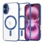 Калъф за iPhone 16 Plus - Luxury Crystal MagSafe - Deep Blue