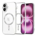 Калъф за iPhone 16 Plus - Luxury Crystal MagSafe - Сребрист
