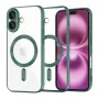 Калъф за iPhone 16 Plus - Luxury Crystal MagSafe - Deep Green