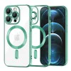 Калъф за iPhone 12 Pro Max - Luxury Crystal MagSafe - Light Green