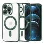 Калъф за iPhone 12 Pro Max - Luxury Crystal MagSafe - Deep Green